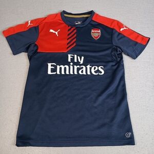Puma Arsenal 2015-16 Training Football Soccer Fly Emirates Men's Large Jersey